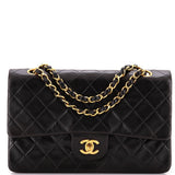 Vintage Classic Double Flap Bag Quilted Lambskin Medium