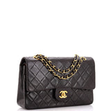 Vintage Classic Double Flap Bag Quilted Lambskin Medium