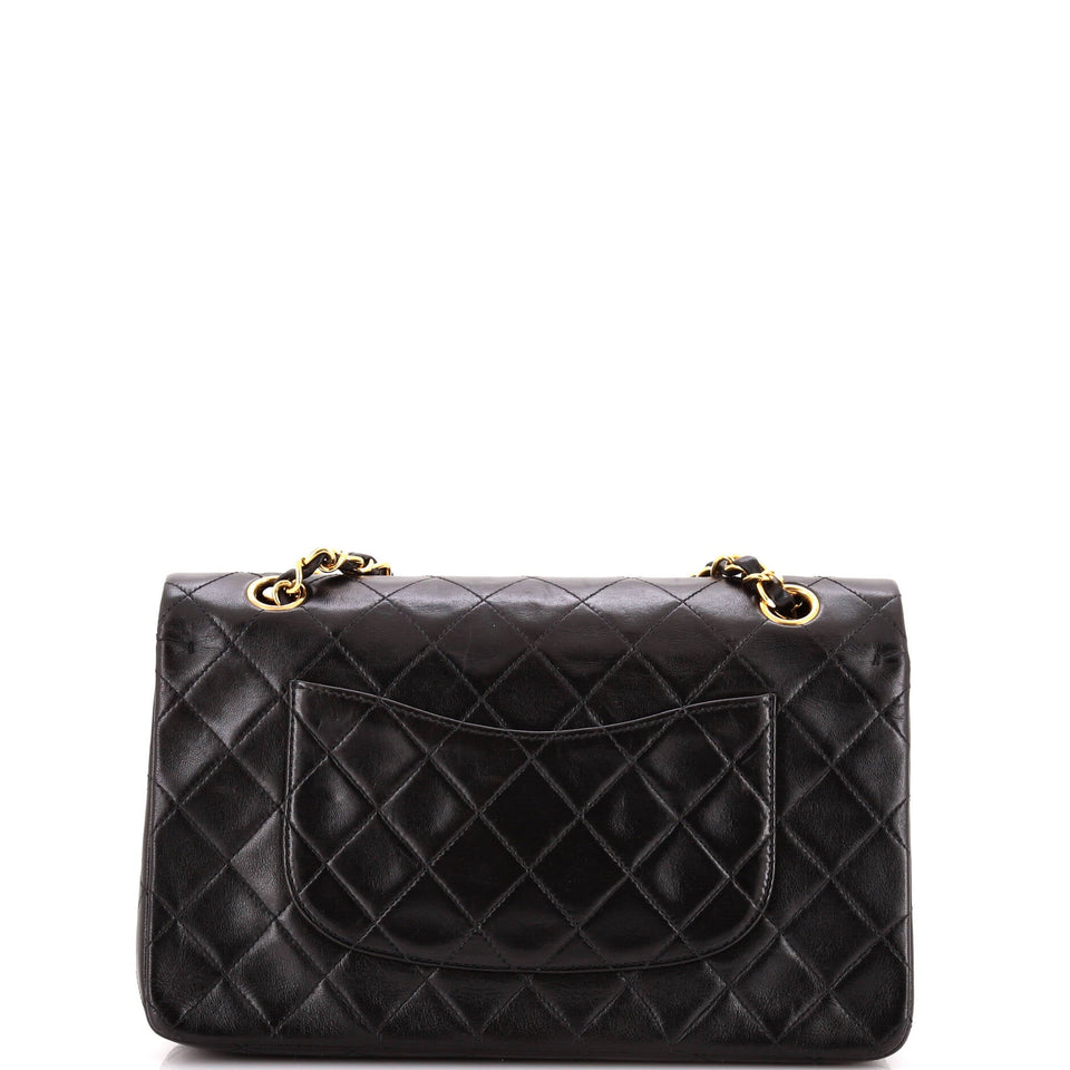 Vintage Classic Double Flap Bag Quilted Lambskin Medium