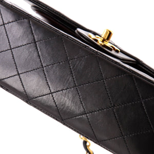 Vintage Classic Double Flap Bag Quilted Lambskin Medium