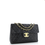Vintage Classic Single Flap Bag Quilted Lambskin Maxi