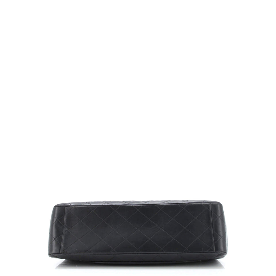 Vintage Classic Single Flap Bag Quilted Lambskin Maxi