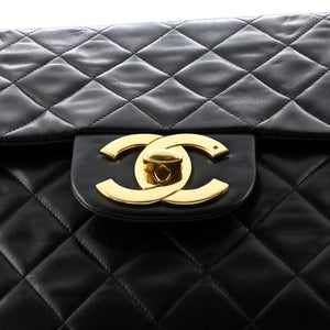Vintage Classic Single Flap Bag Quilted Lambskin Maxi