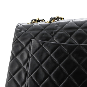Vintage Classic Single Flap Bag Quilted Lambskin Maxi