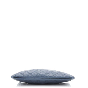O Case Clutch Quilted Caviar Medium