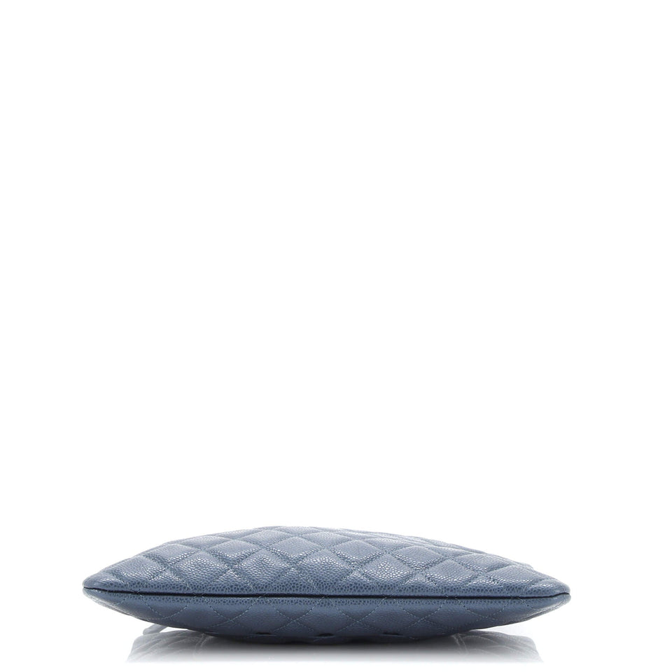 O Case Clutch Quilted Caviar Medium