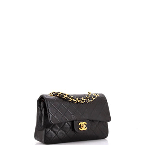 Vintage Classic Double Flap Bag Quilted Lambskin Small