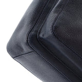 Vintage Front Pocket Tote Caviar Small