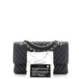 Classic Double Flap Bag Chevron Caviar Medium