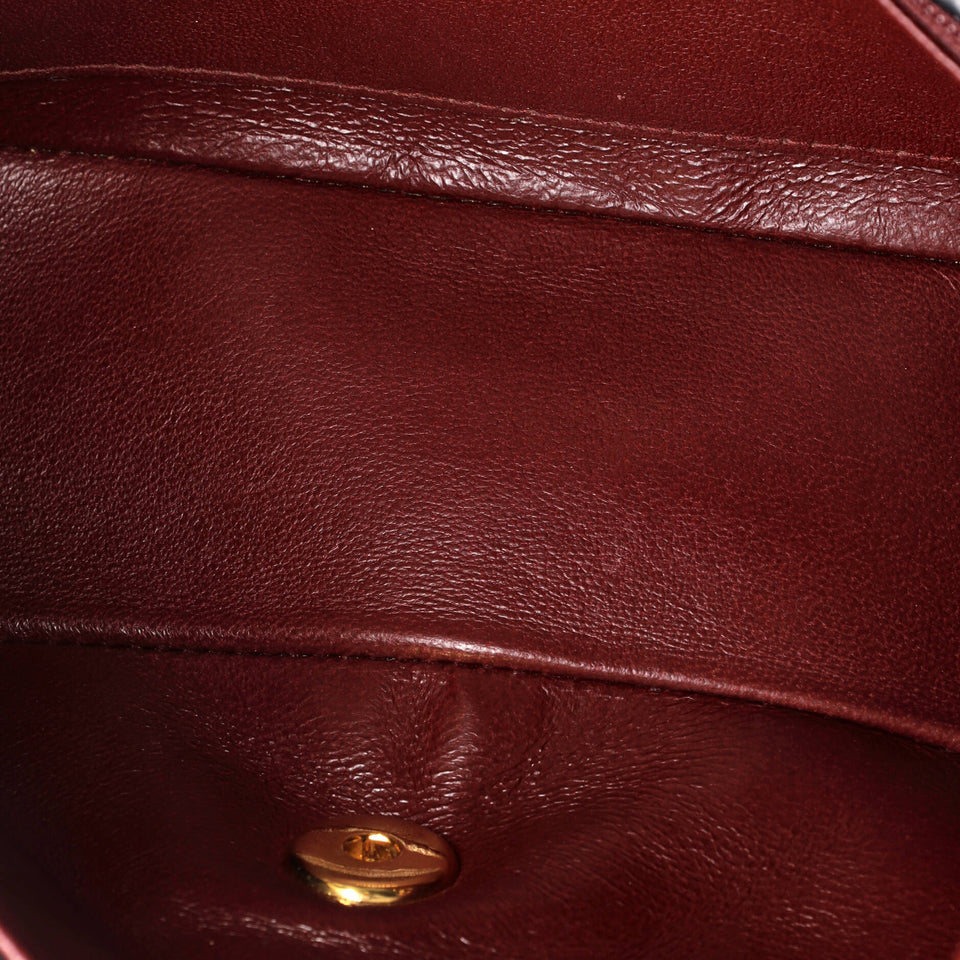 Vintage Diana Flap Bag Quilted Lambskin Small