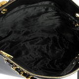 Vintage Timeless Zip Tote Caviar Large