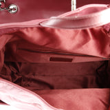 Supermarket Drawstring Shopping Flap Bag Quilted Lambskin Jumbo