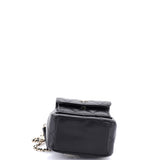 Classic CC Chain Pocket Backpack Quilted Caviar Mini