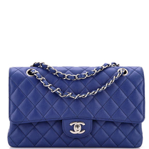 Classic Double Flap Bag Quilted Caviar Medium