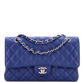 Classic Double Flap Bag Quilted Caviar Medium