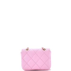 Classic Flap Chain Belt Bag Quilted Caviar Mini