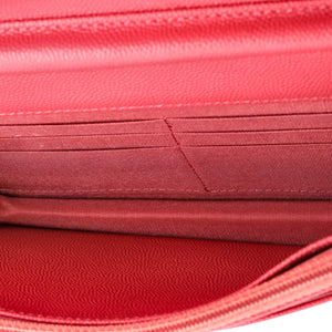 Mademoiselle Vintage Wallet on Chain Quilted Caviar