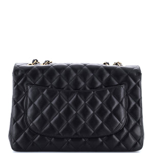 Classic Single Flap Bag Quilted Lambskin Jumbo