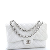 Classic Double Flap Bag Quilted Caviar Jumbo