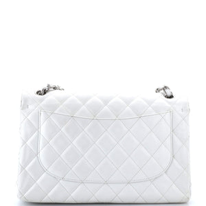 Classic Double Flap Bag Quilted Caviar Jumbo