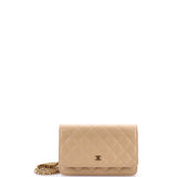 Wallet on Chain Quilted Caviar