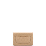 Wallet on Chain Quilted Caviar