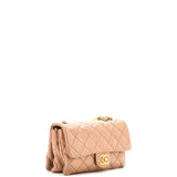 All Slide Long Flap Bag Quilted Lambskin Small