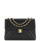 Vintage Classic Single Flap Bag Quilted Lambskin Jumbo