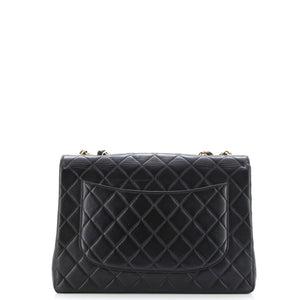 Vintage Classic Single Flap Bag Quilted Lambskin Jumbo