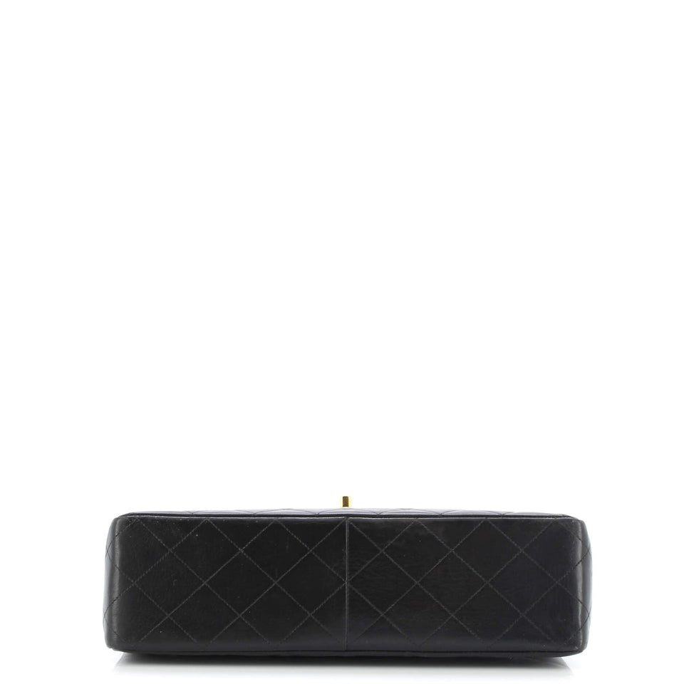 Vintage Classic Single Flap Bag Quilted Lambskin Jumbo