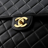 Vintage Classic Single Flap Bag Quilted Lambskin Jumbo