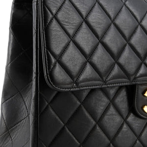 Vintage Classic Single Flap Bag Quilted Lambskin Jumbo