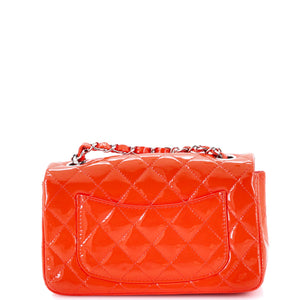 Classic Single Flap Bag Quilted Patent Mini