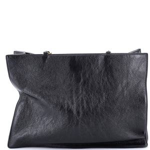 Timeless CC Chain Shopping Tote Shiny Aged Calfskin Large