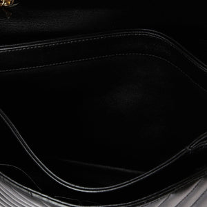 Trendy CC Top Handle Bag Chevron Lambskin Medium