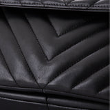 Trendy CC Top Handle Bag Chevron Lambskin Medium