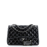 Classic Double Flap Bag Quilted Patent Jumbo