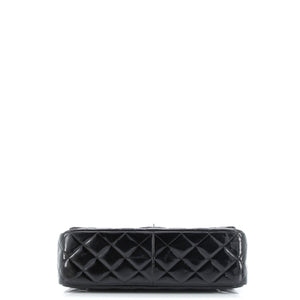 Classic Double Flap Bag Quilted Patent Jumbo