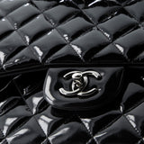 Classic Double Flap Bag Quilted Patent Jumbo