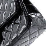 Classic Double Flap Bag Quilted Patent Jumbo