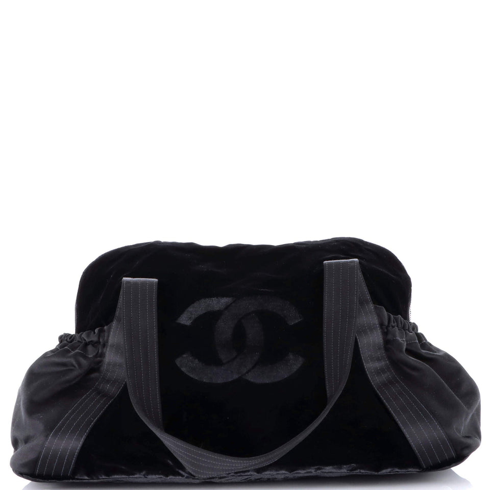 Vintage CC Dome Tote Velvet Large