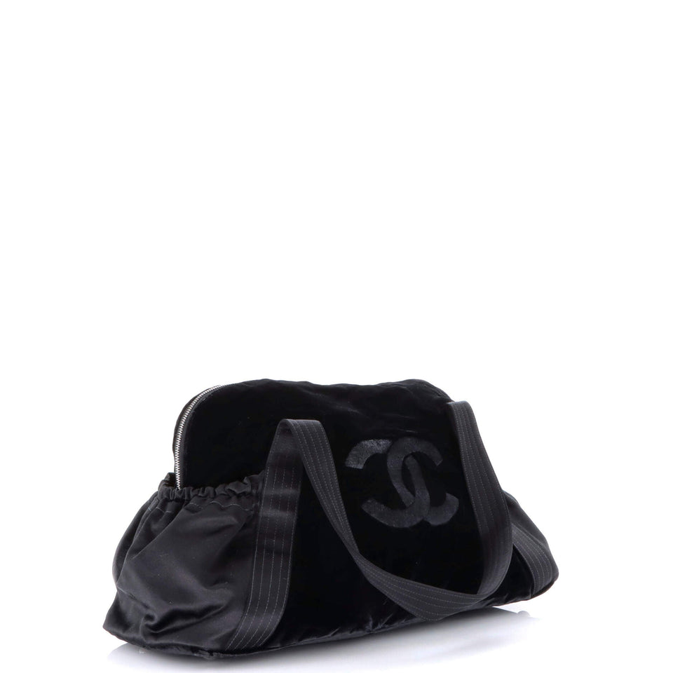 Vintage CC Dome Tote Velvet Large