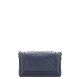 Boy Flap Bag Chevron Lambskin Old Medium