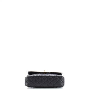 Two Tone Flap Bag Quilted Lambskin Small