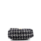 19 Flap Bag Quilted Tweed Large