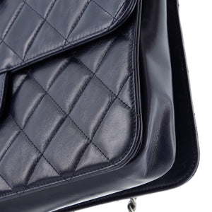 Perfect Edge Flap Bag Quilted Calfskin Jumbo