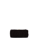 Vintage Front Pocket Camera Bag Chevron Suede Small