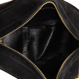 Vintage Front Pocket Camera Bag Chevron Suede Small