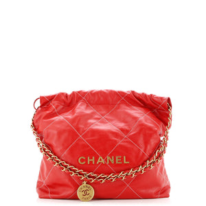 22 Chain Hobo Quilted Calfskin Small