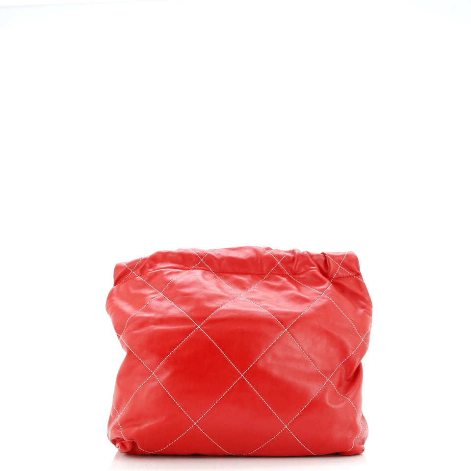 22 Chain Hobo Quilted Calfskin Small